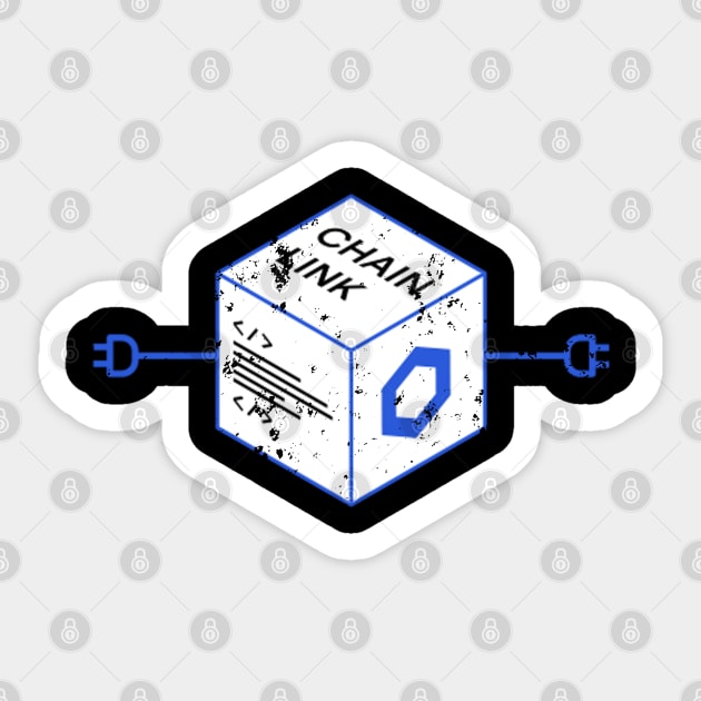 Chainlink Crypto Link Sticker by BitcoinSweatshirts